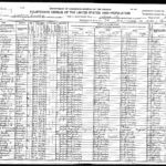 Handwritten U.S. Census form from 1920