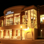 Gastonia Conference Center exterior at night