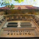 Entrance to Commercial Building showing architectural details