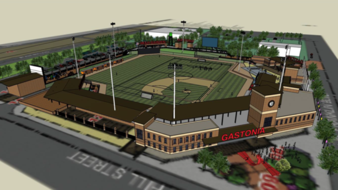 Rendering of FUSE baseball stadium