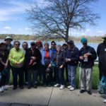 Fifteen people who took part in fishing trip at Rankin Lake