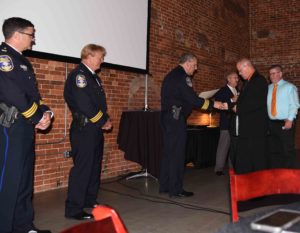 Sgt. Wiggins and Detective Elliott receive award