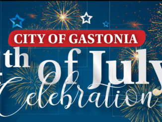 4th of July celebration downtown gastonia logo