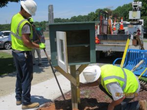 Installing the Little Free Library