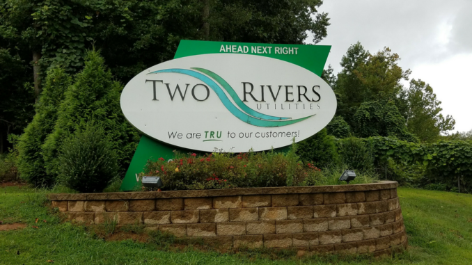 Two Rivers Utilities sign