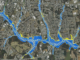 Section of floodplain map in Gastonia