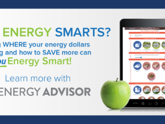 Tablet, smartphone and words "Got Energy Smarts?"