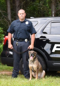 Officer Justice and K-9 Taz