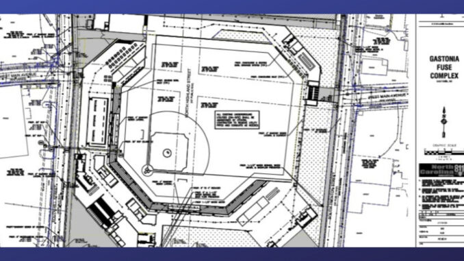 Engineering drawing of FUSE and surrounding streets