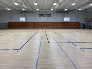 New gymnasium floor