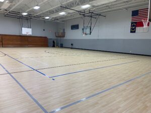 New gym flooring