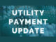 Coronavirus image with words Utility Payment Update