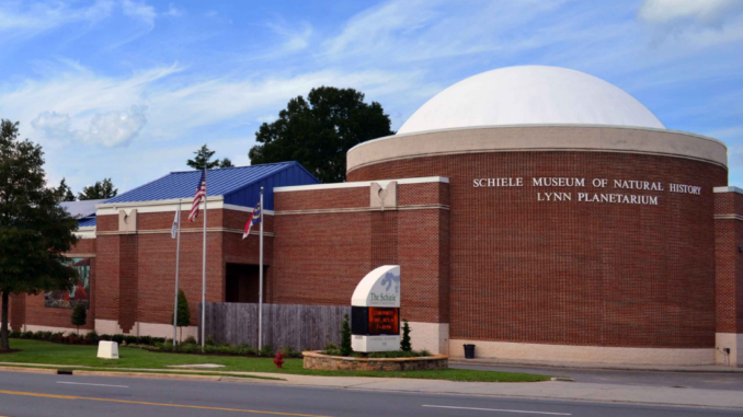 Exterior of Schiele Museum and sign