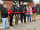 Mayor and City Council cut red ribbon at new dog park