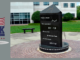 Martin Luther King monument outside Gaston County courthouse