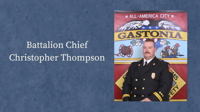 Photo of Battalion Chief Christopher Thompson