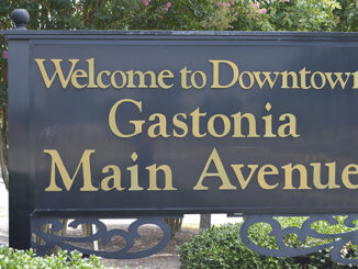 Welcome to Gastonia sign