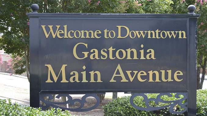 Welcome to Gastonia sign