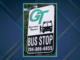 Gastonia Transit bus stop sign