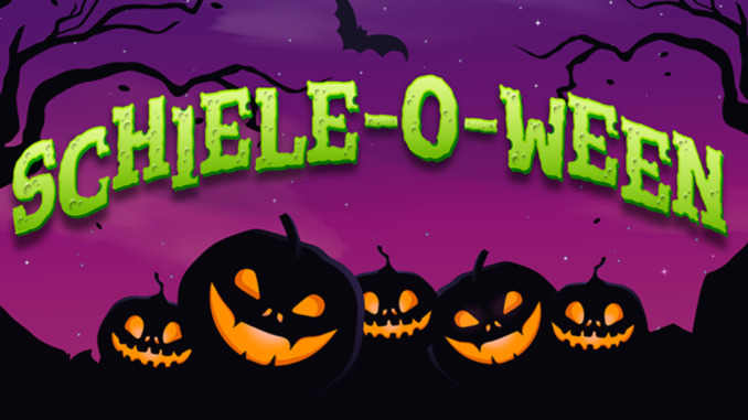 Schiele-O-Ween with scary jack-o-lanterns
